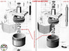 Capstan / Reel Motor Bellville Thrust Washers for Revox & Studer
