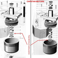 Capstan / Reel Motor Bellville Thrust Washers for Revox & Studer