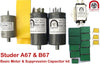 A/B 67 Basic Motor & Suppression Capacitor Kit for Studer A67 & B67
