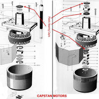 Capstan Motor Bearing Cap for A77, B77, PR99, A700, C270
