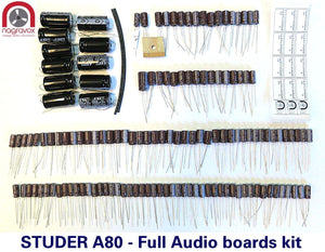 Audio capacitor service upgrade kit for Studer A80, A80R, & A80QC
