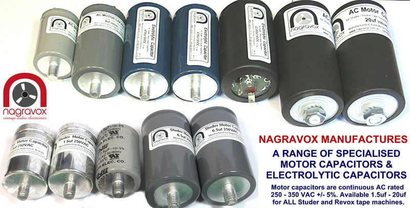 Motor Capacitor - individual for Studer & Revox