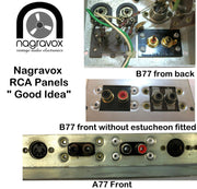 Revox RCA sockets panel