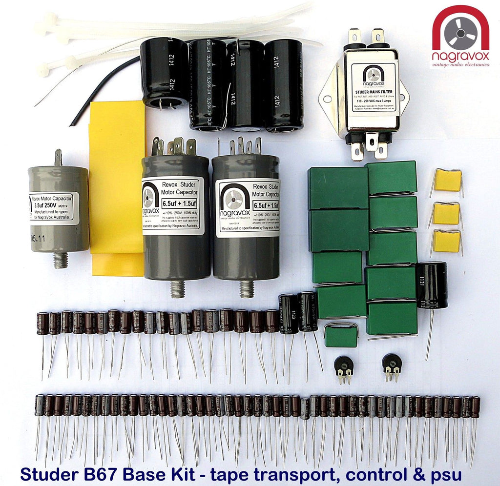 Control system / tape transport electronic overhaul kit for Studer A67 & B67