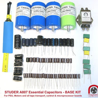 Electronic Tape Systems capacitor overhaul kit for Studer A807