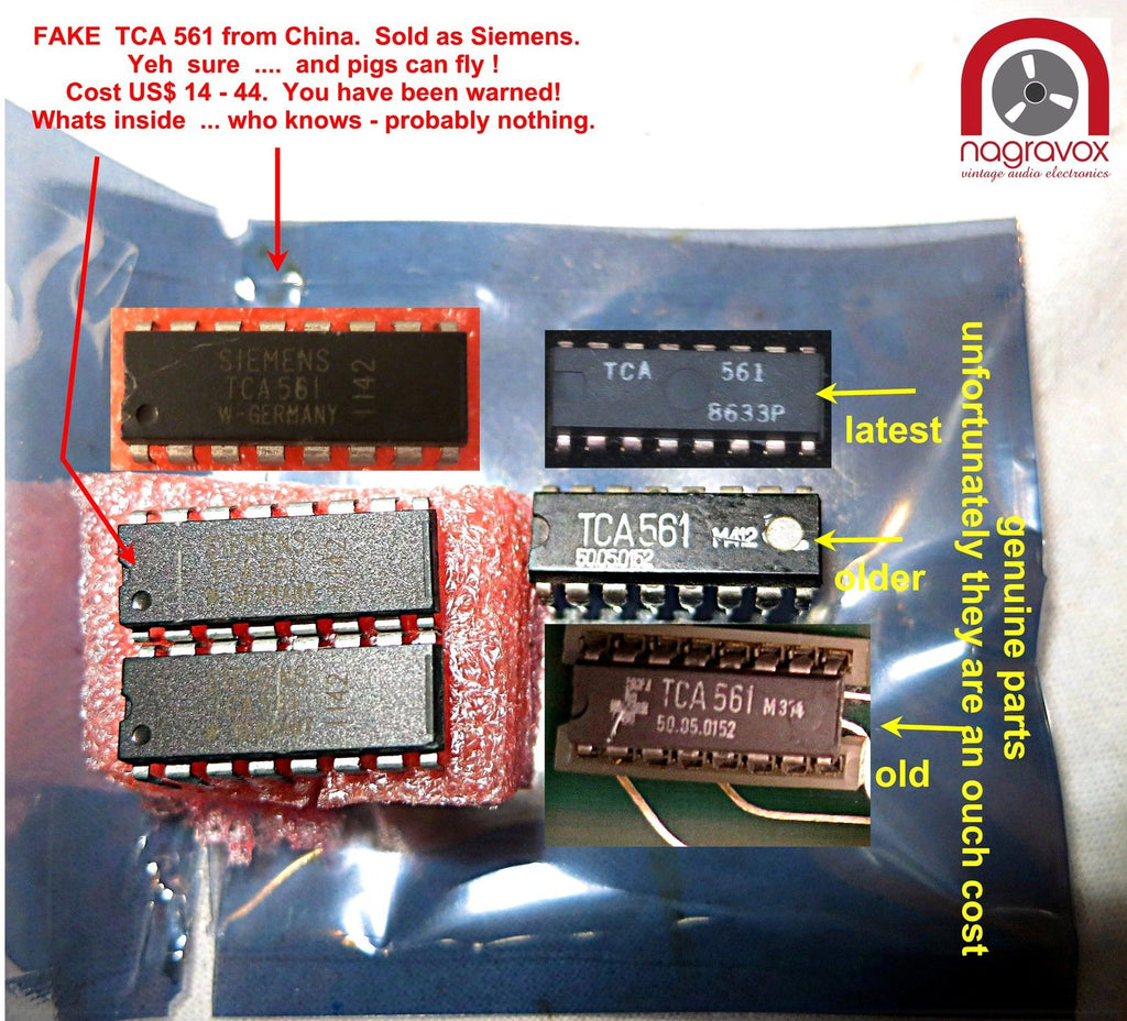 TCA 561 control IC for Revox A700 & Studer A67, B67 | Nagravox