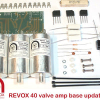 Revox model 40 valve amplifier ELECTRONIC capacitor overhaul kit
